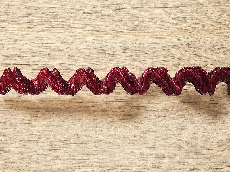 Weihnachtsdekoration Ddunla, Weihnachtsdekor, Weihnachtsornament, Festliche Dekoration, Made in Italy, 2000x7 h7 cm, Rot