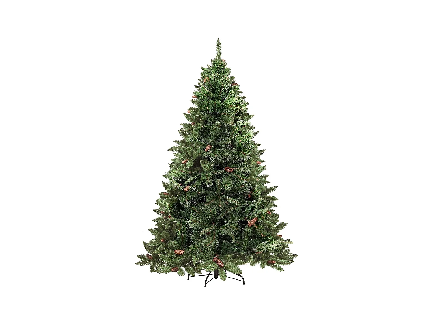 Ã€rbol de Navidad 150 cm Camden, Pino artificial, Ãrbol de efectos reales, Ãrbol de Navidad, 99x99 h150 cm, Verde