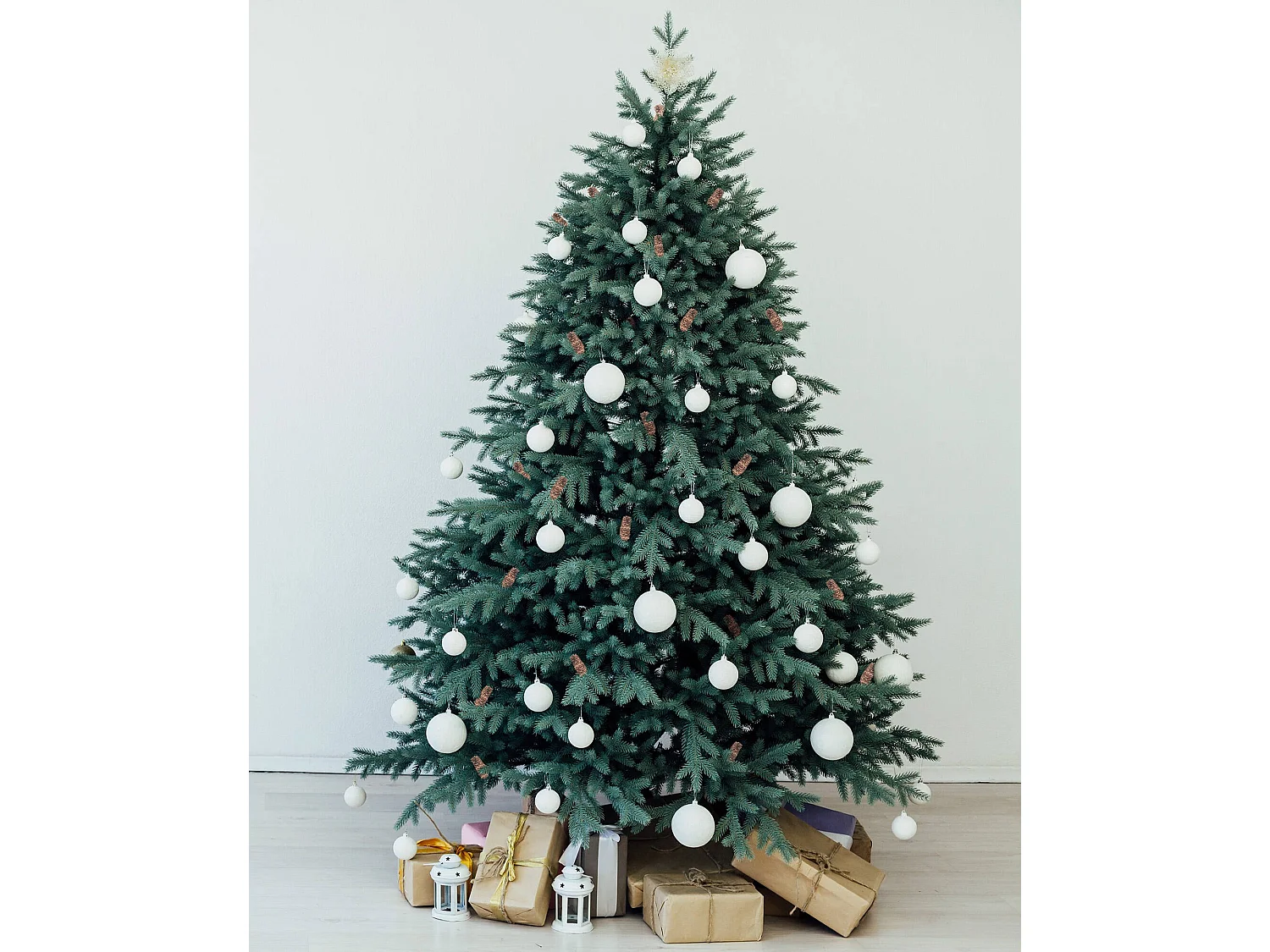 Ã€rbol de Navidad 180 cm Silent Night, Pino artificial, Ãrbol de efectos reales, Ãrbol de Navidad, 122x122 h180 cm, Verde