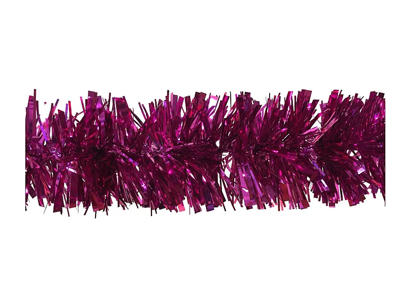 Décoration de Noël Dhatto, Ornement de Noël, Ornement de fête, Décoration festive, Made in Italy, 1000x8 h8 cm, Fuchsia