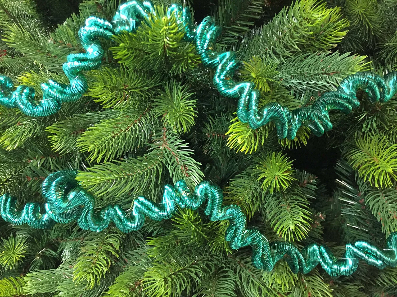 Décoration de Noël Ddunla, Ornement de Noël, Ornement de fête, Décoration festive, Made in Italy, 2000x7 h7 cm, Vert