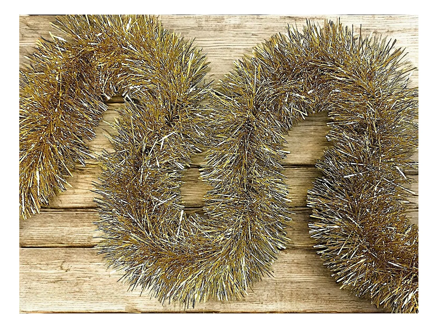Décoration de Noël Dconner, Ornement de Noël, Ornement de fête, Décoration festive, Made in Italy, 500x15 h15 cm, Or