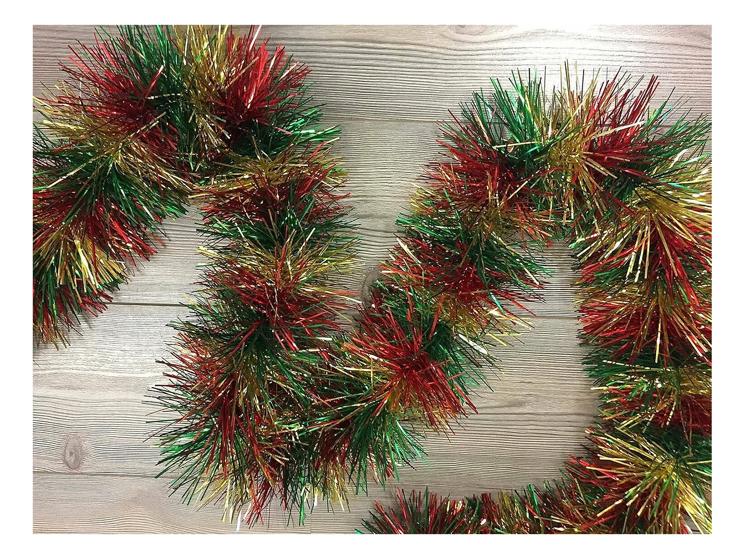Décoration de Noël Dconner, Ornement de Noël, Ornement de fête, Décoration festive, Made in Italy, 500x15 h15 cm, Arc-en-ciel