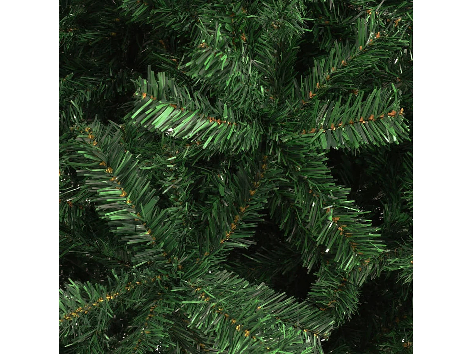 Kerstboom 120 cm Evergreen, Kunstgrenen, Real effect boom, Extra dikke kerstboom, 70x70 h120 cm, Groen