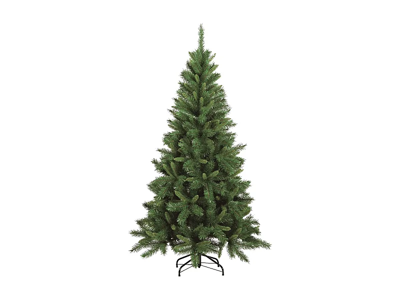 Sapin de Noël 150 cm Sugarplum, Pin artificiel, Arbre à effet réel, Sapin de Noël, 76x76 h150 cm, Vert