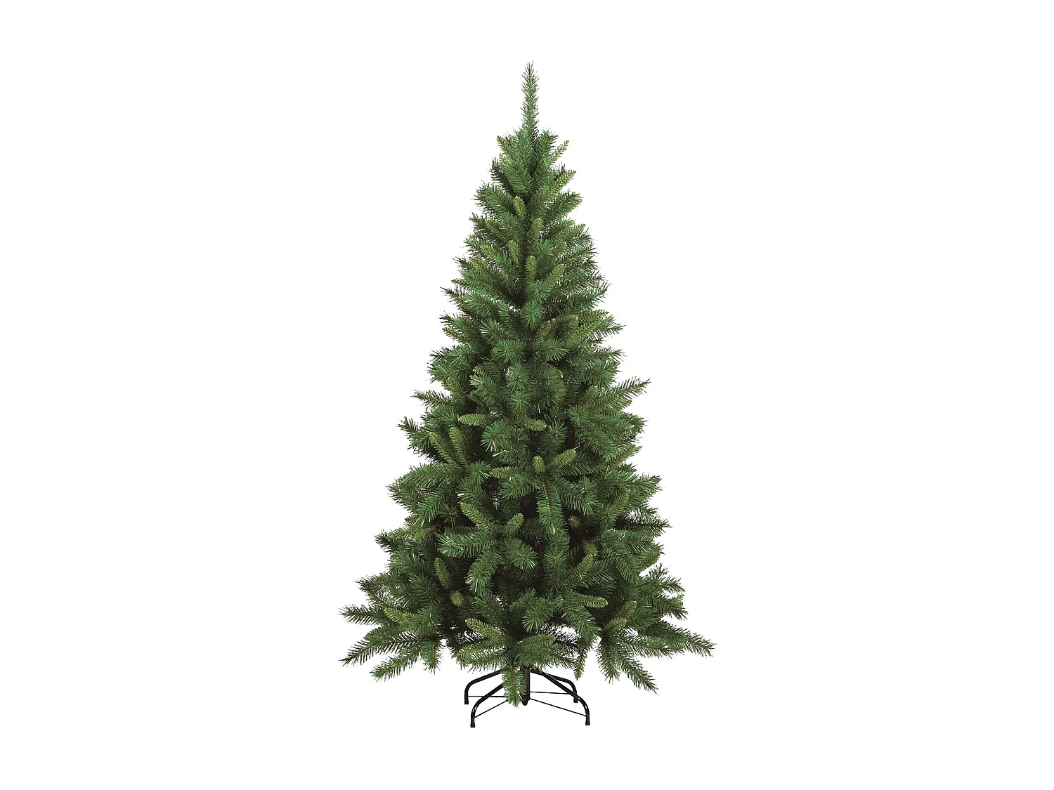Sugarplum Kerstboom 150 cm, Kunstgrenen, Real effect boom, Extra dikke kerstboom, 76x76 h150 cm, Groen