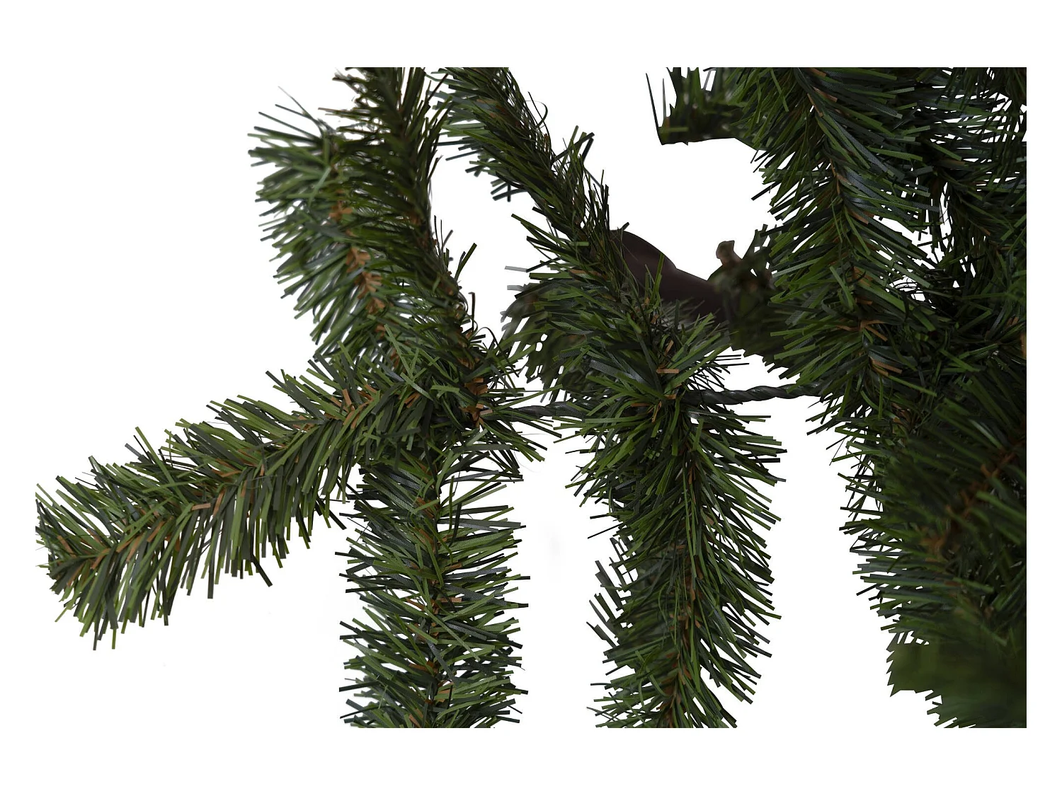 Weihnachtsbaum Jingles, Künstliche Kiefer, Realistischer Baum, Tannenbaum, Made in Italy, 140x140 h200 cm, Grün