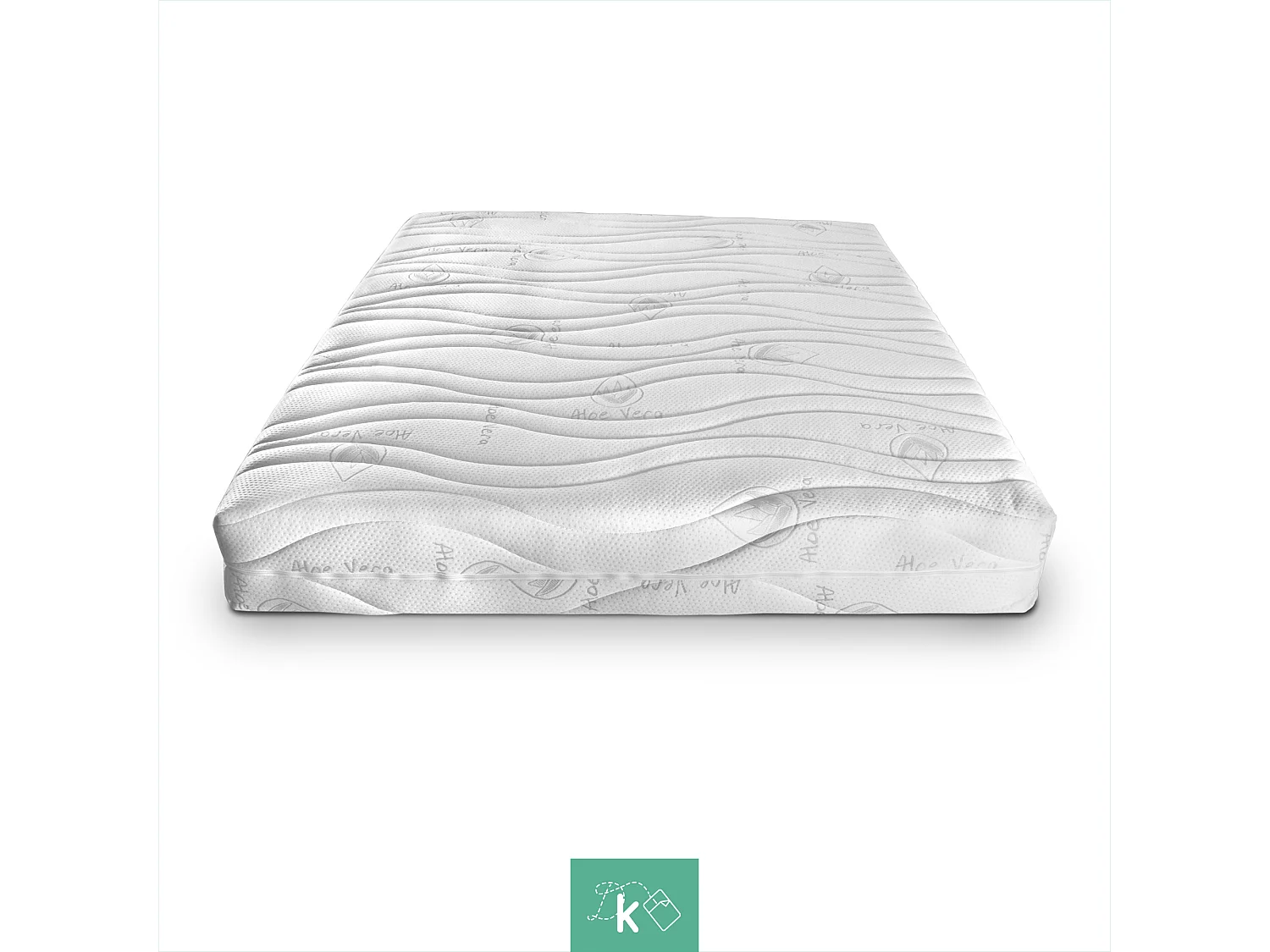 Colchón Látex 180 x 200 cm Funda Aloe Vera 100% Látex Altura +/- 20 cm