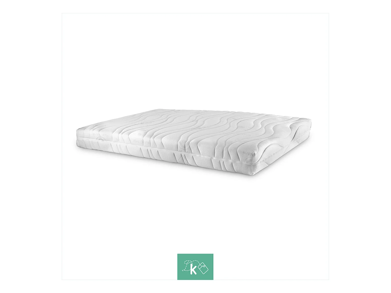 Colchón Látex 105 x 190 cm Funda Aloe Vera 100% Látex Altura +/- 20 cm