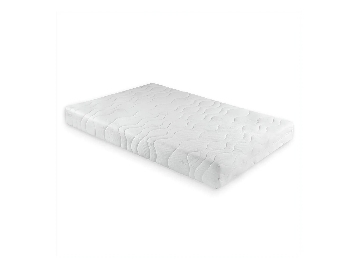 Colchón Látex 90 x 190 cm Funda Aloe Vera 100% Látex Altura +/- 17 cm