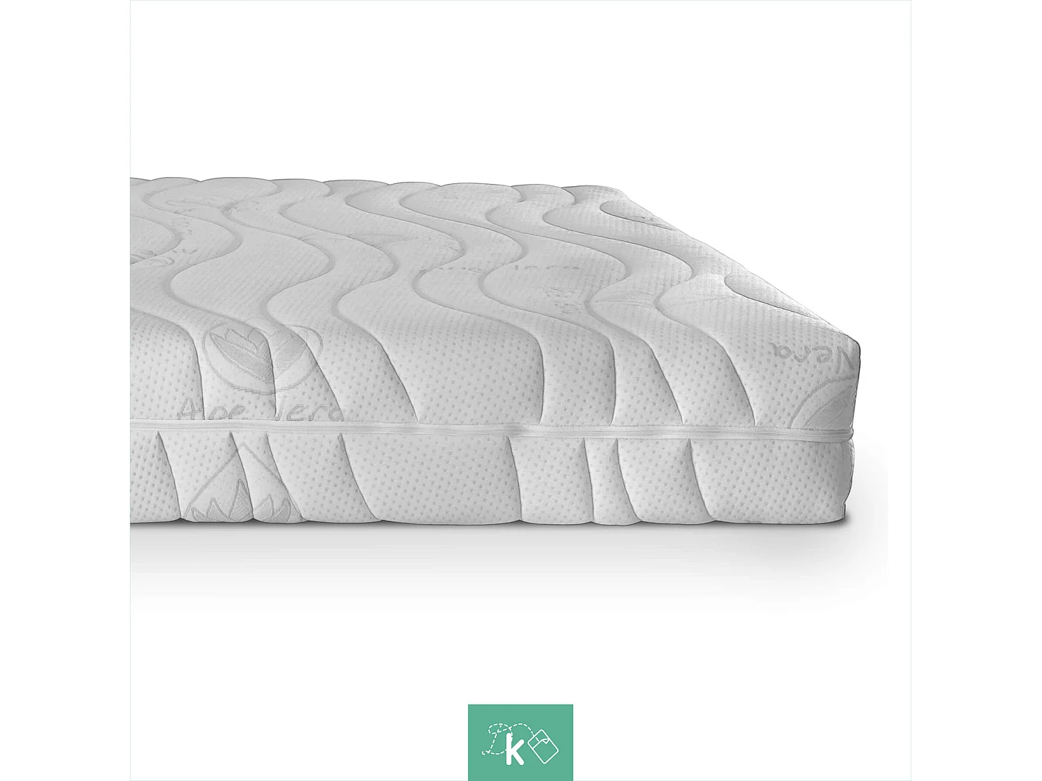 Colchón Látex 160 x 200 cm Funda Aloe Vera 100% Látex Altura +/- 20 cm