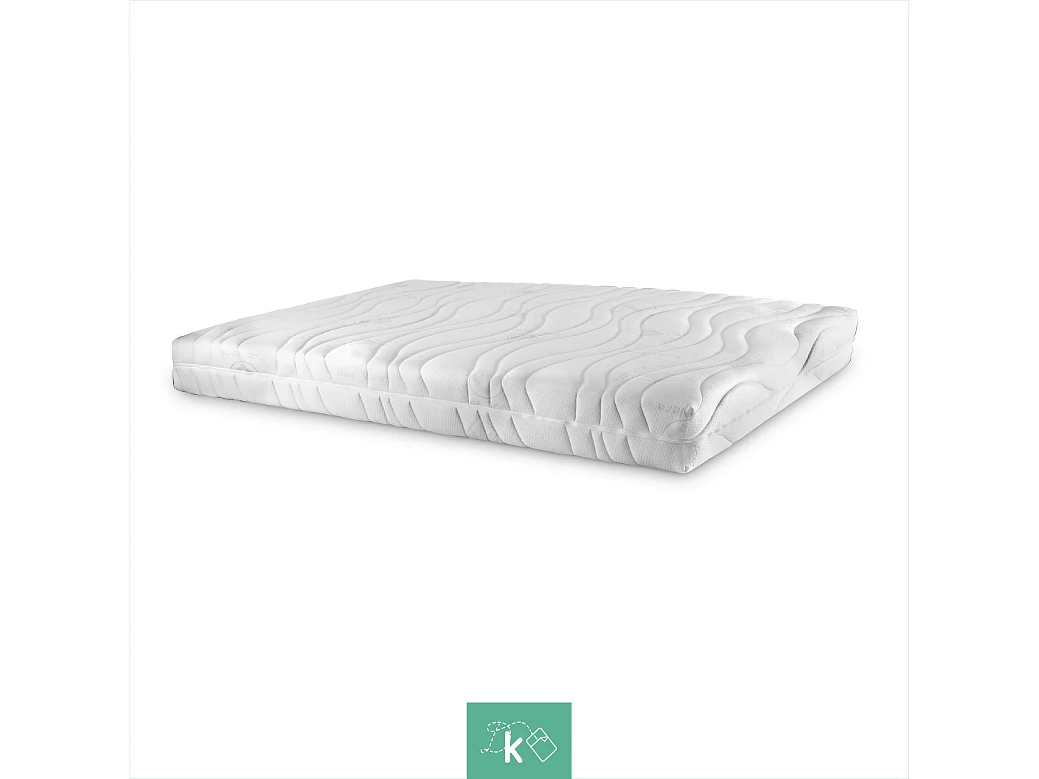 Colchón Látex 105 x 190 cm Funda Aloe Vera 100% Látex Altura +/- 17 cm