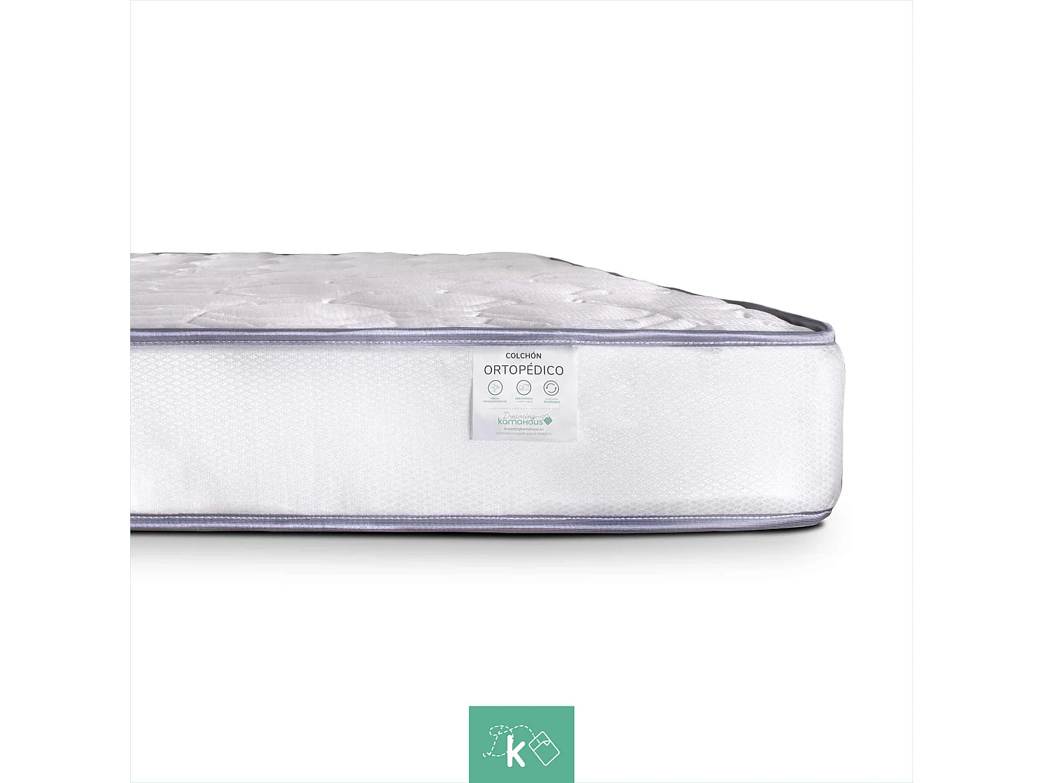 Colchón Ortopédico 70 x 190 cm Reversible Tejido Damasco Altura +/- 15 cm