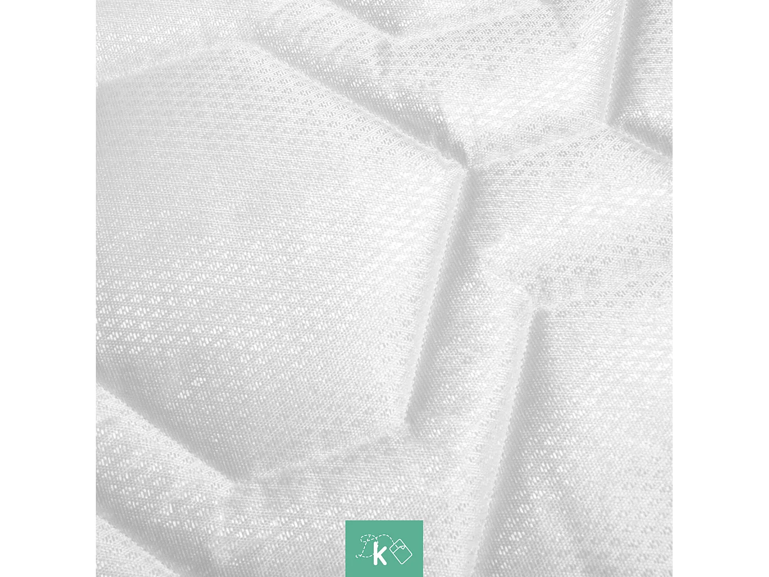 Colchón Ortopédico 75 x 180 cm Reversible Tejido Damasco Altura +/- 15 cm