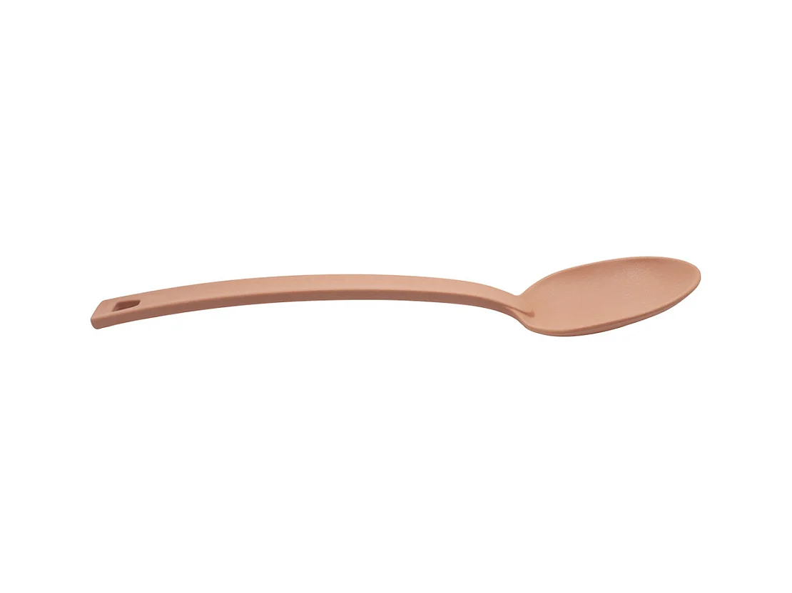 Cuillère en plastique vieux rose