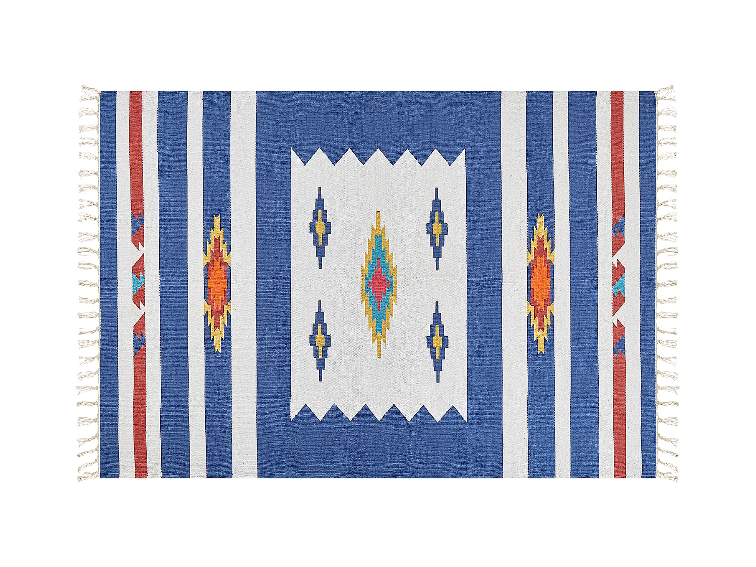 Tapis VARSER Multicolore 140 x 200 cm Coton Kilim