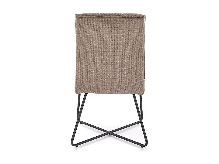 Silla de diseño de tela gris Karl