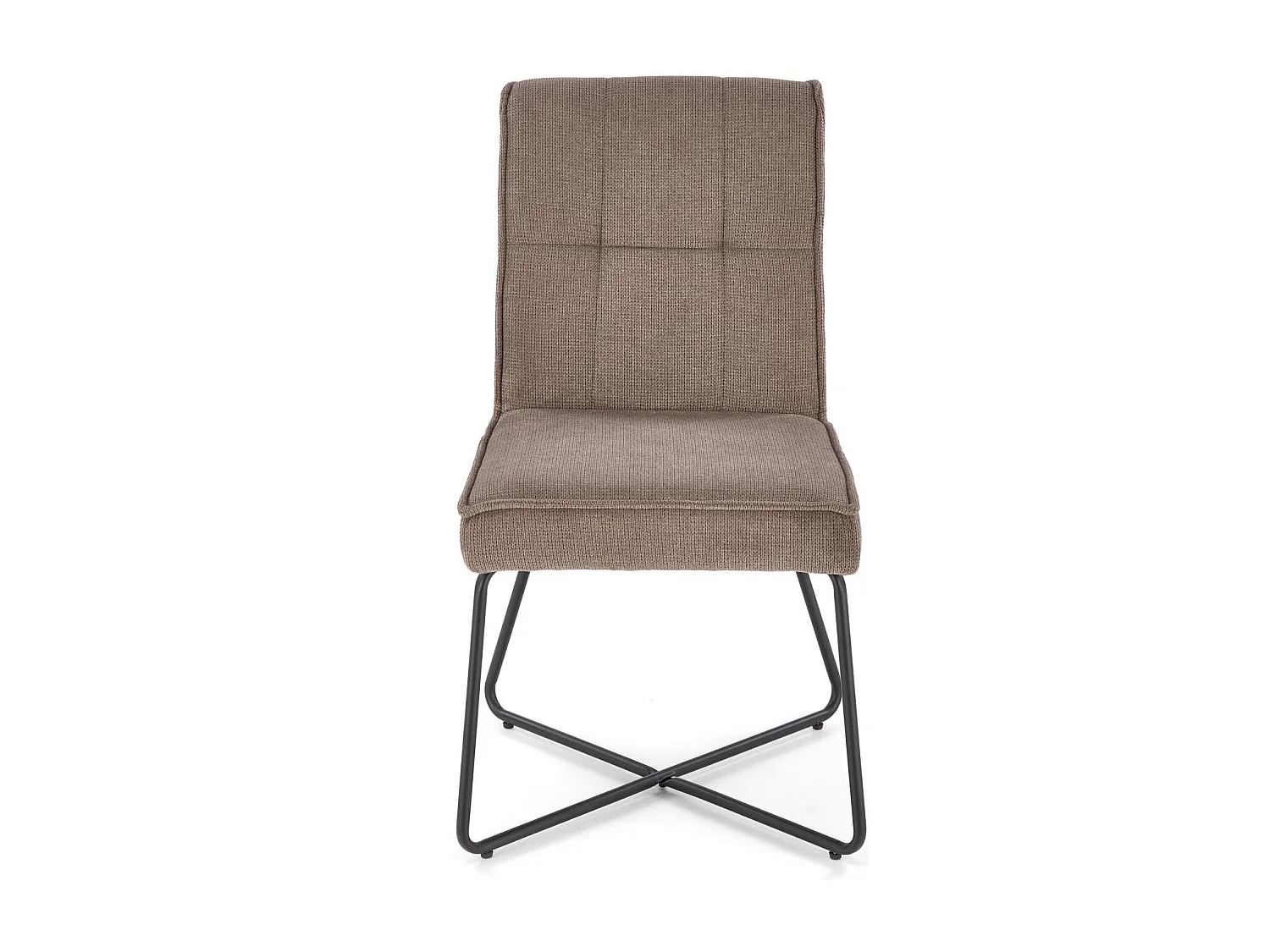 Silla de diseño de tela gris Karl