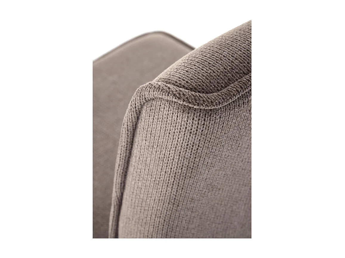 Silla de diseño de tela gris Karl