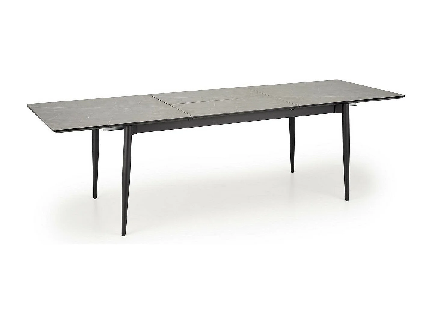 Mesa de comedor Karl extensible de mármol gris 180 - 260 cm
