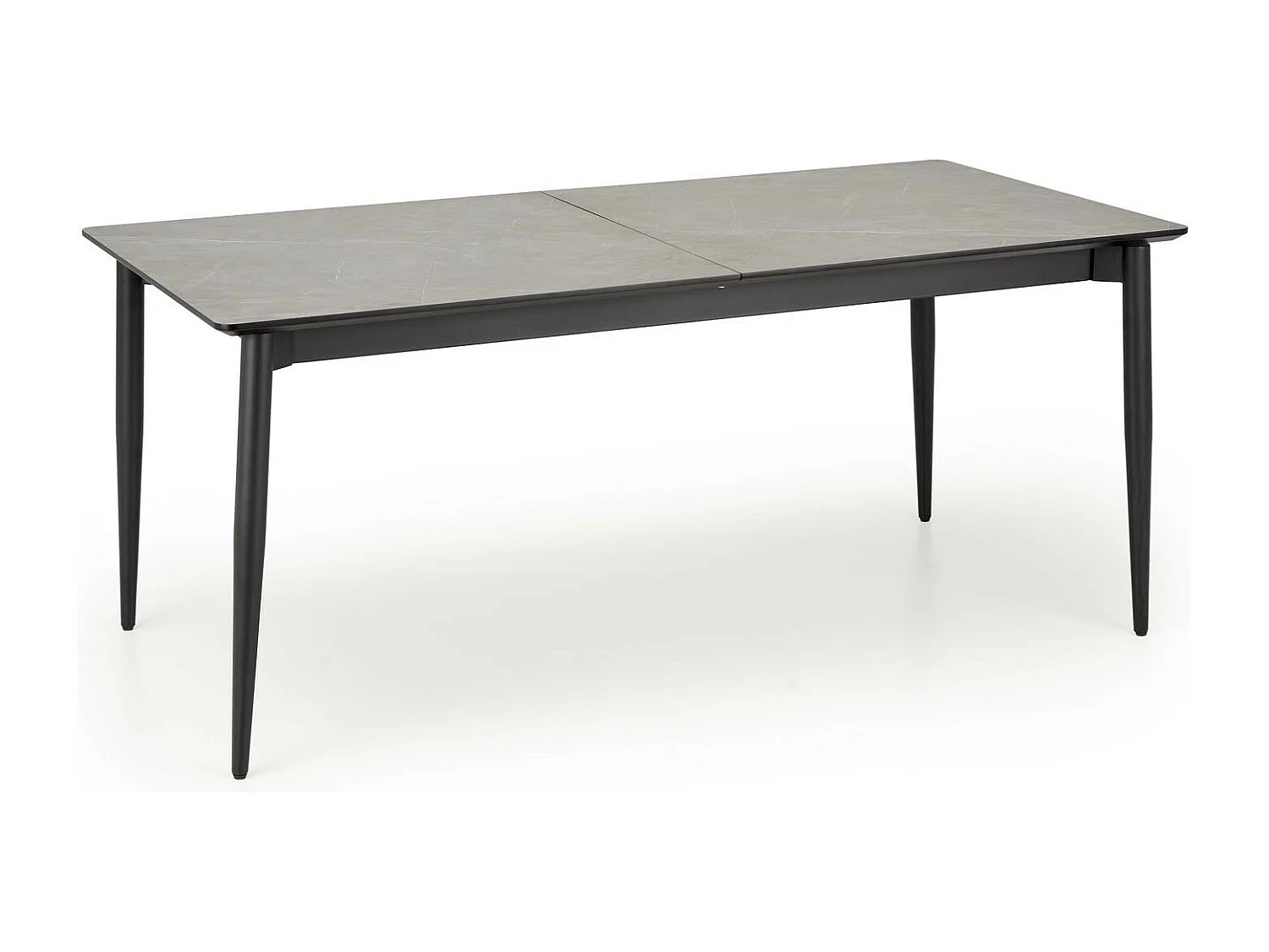 Mesa de comedor Karl extensible de mármol gris 180 - 260 cm