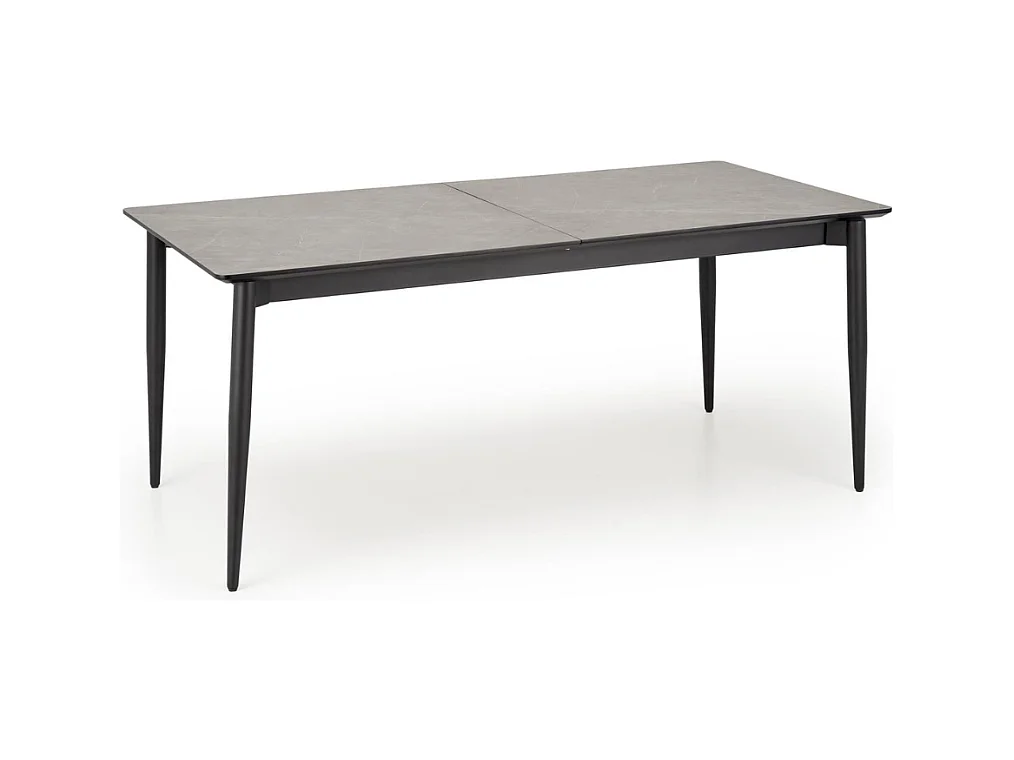 Table à manger extensible marbre gris 180 - 260 cm Karl