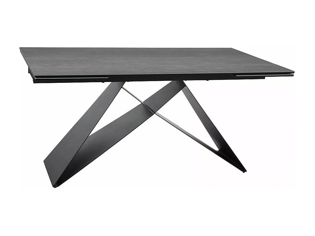 Table à manger design 160 - 240 cm céramique effet béton Pietra di Savoia Holly