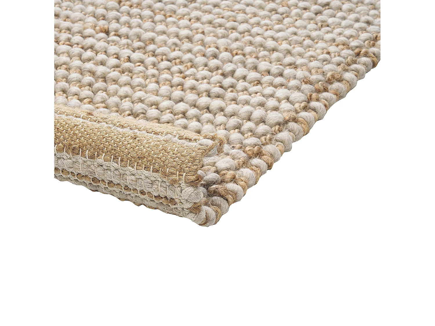 Tapis BANOO Beige clair 80 x 150 cm Laine