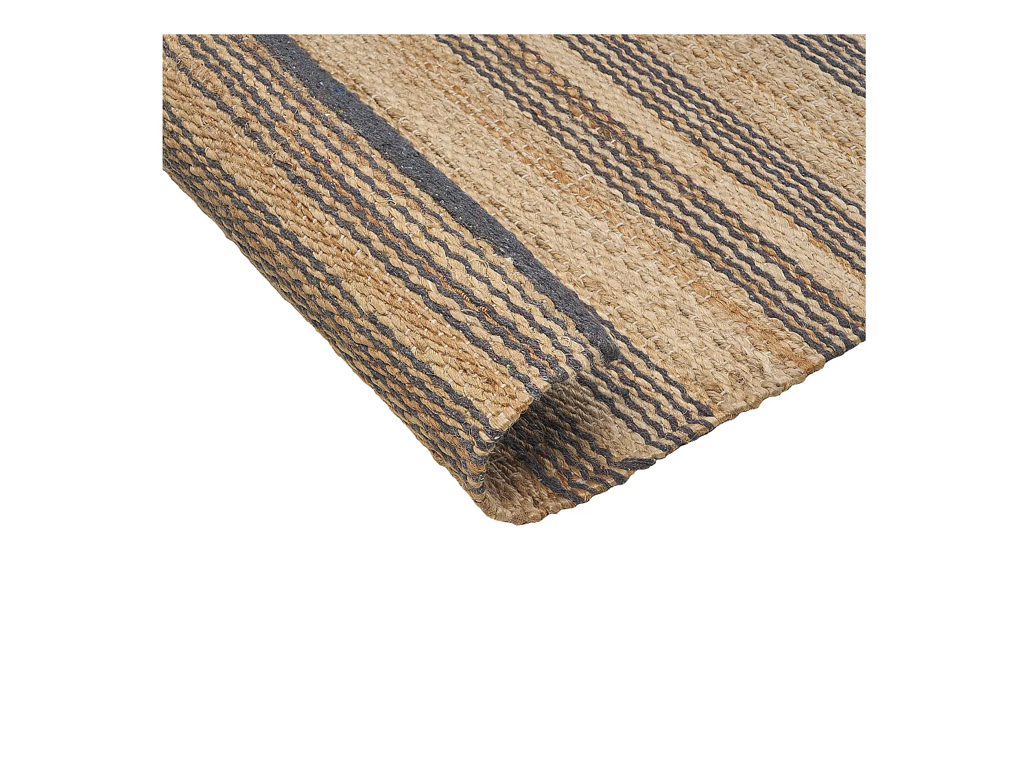 Vloerkleed BUDHO 160 x 230 cm Jute Beige