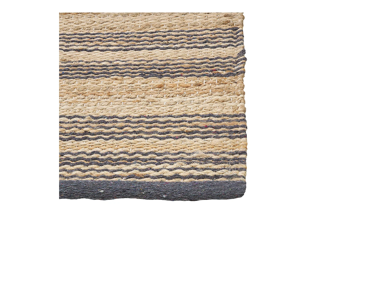 Vloerkleed BUDHO 160 x 230 cm Jute Beige