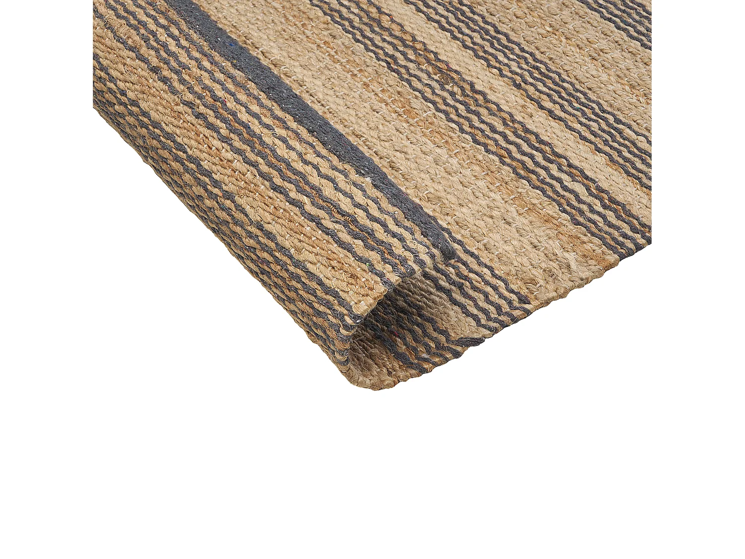 Vloerkleed BUDHO 160 x 230 cm Jute Beige