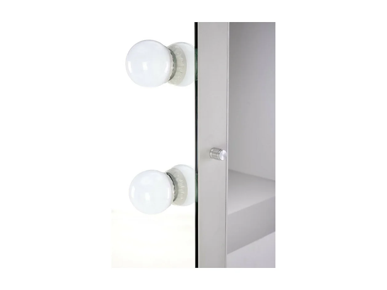 Miroir à poser avec ampoules Led - 170 x 87 cm - Luxy
