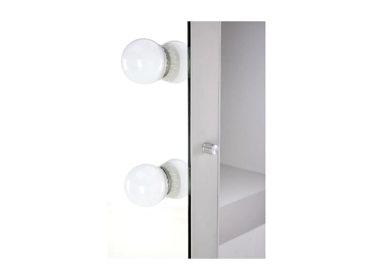 Miroir à poser avec ampoules Led - 170 x 87 cm - Luxy