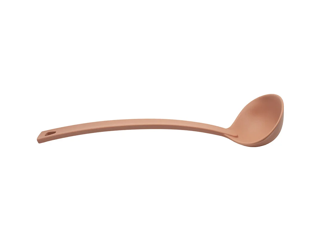 Louche en plastique vieux rose