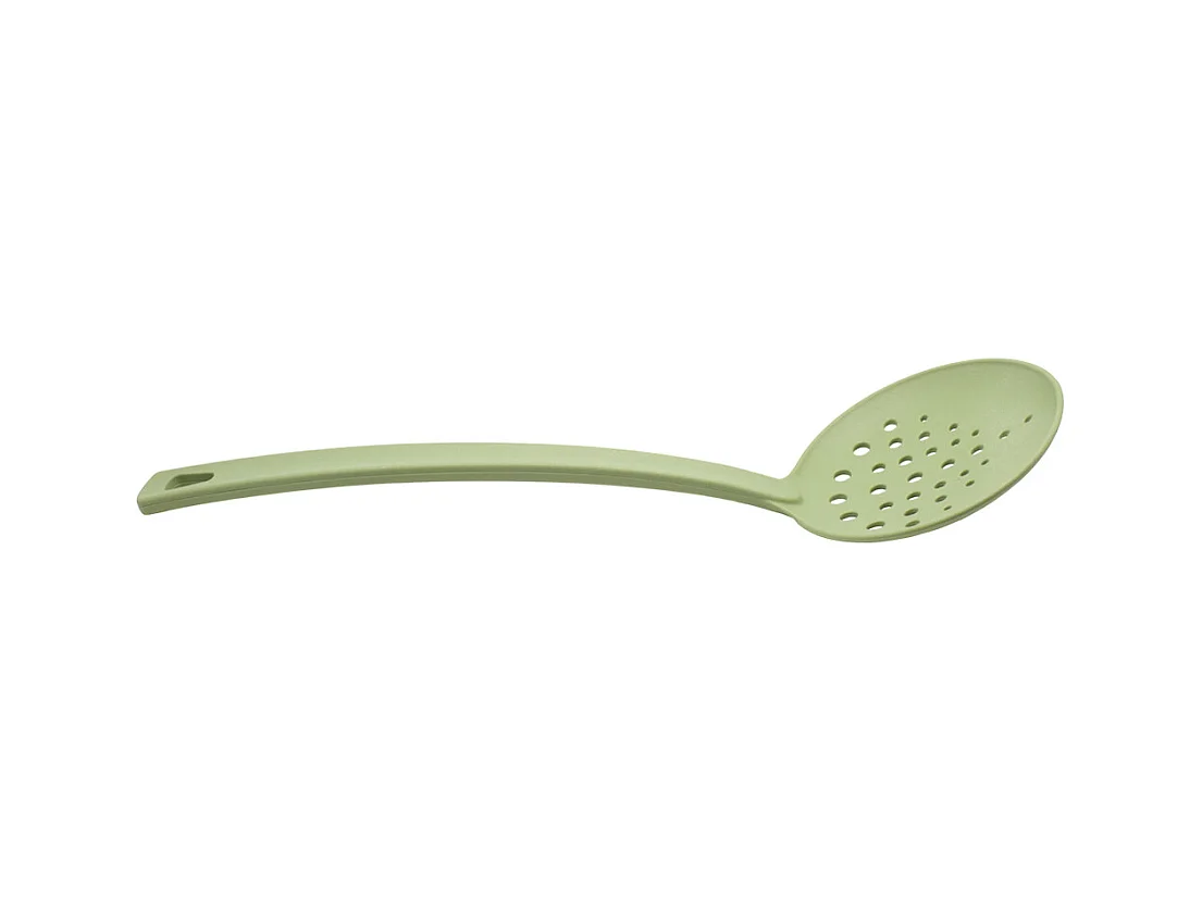 Ecumoire en plastique vert pastel