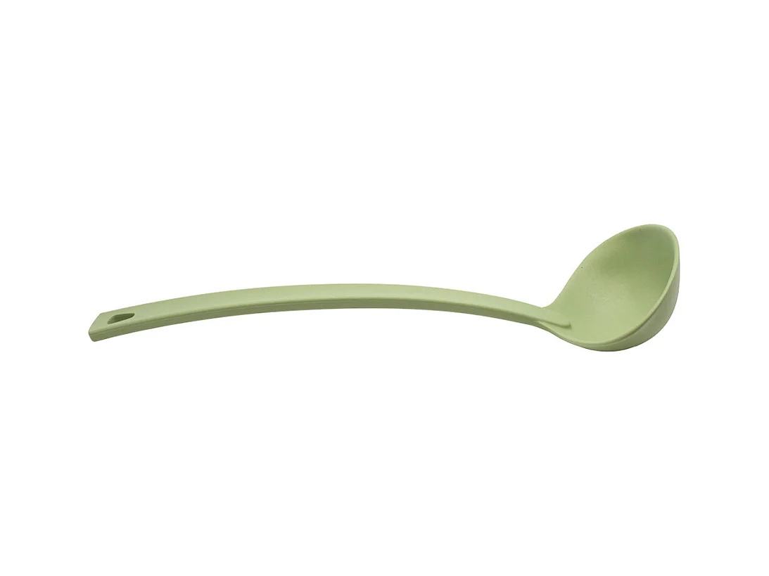 Louche en plastique vert pastel