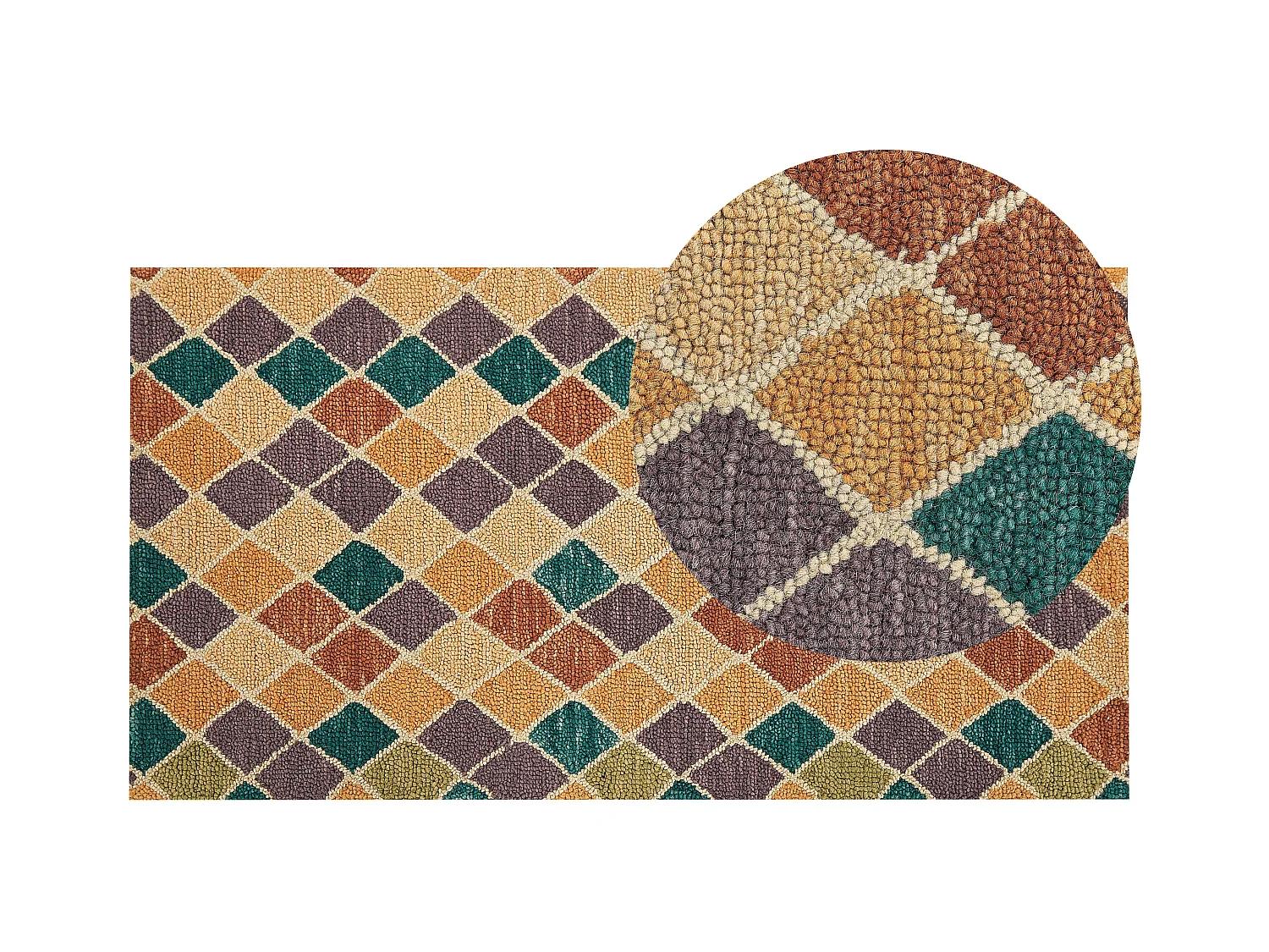 Tapis KESKIN Multicolore 80 x 150 cm Laine