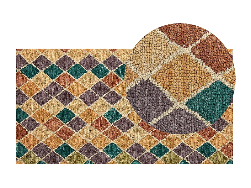 Tapis KESKIN Multicolore 80 x 150 cm Laine