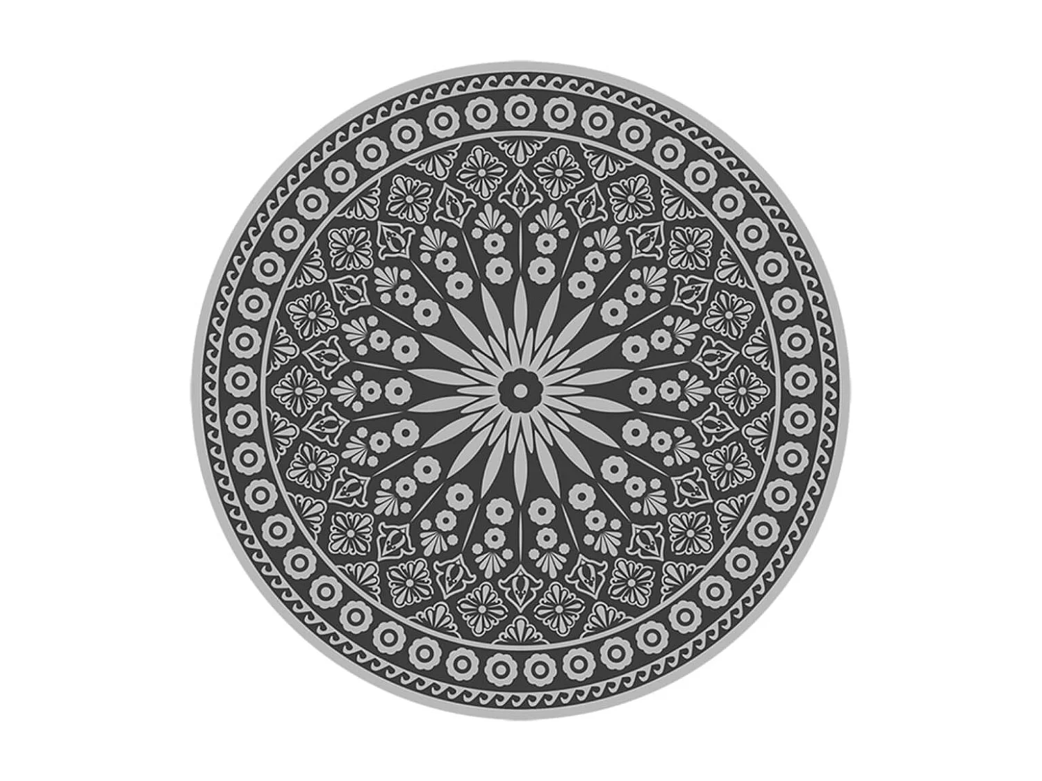 Outdoor-Teppich 170 cm Durchmesser