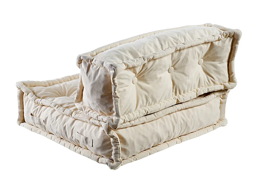 Set di cuscini da pavimento beige