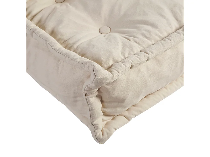 Set di cuscini da pavimento beige