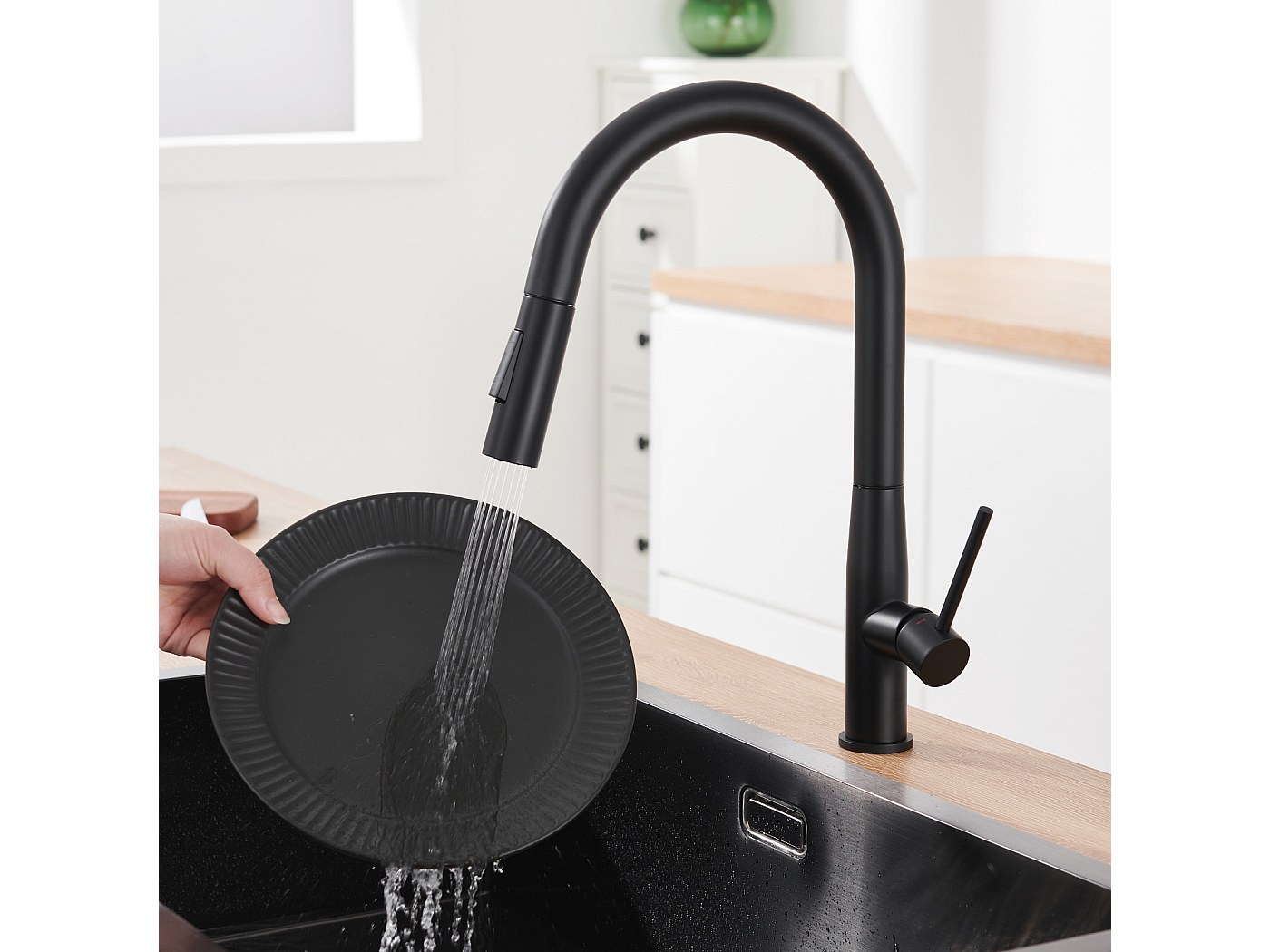 Robinet Cuisine Douchette,Mitigeur Cuisine avec Douchette, Robinetterie