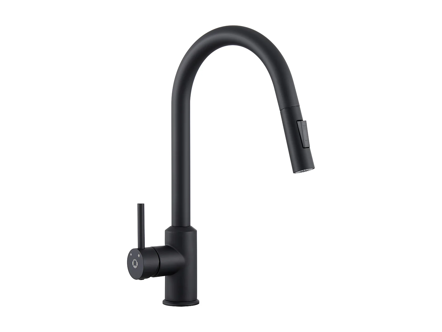 Cecipa max Robinet de Cuisine Extractibl Noir Mitigeur Cuisine avec Douchette Extractible Mitigeur Cuisine d'Évier 2 Modes de Sortie D'eau,EU Modèle