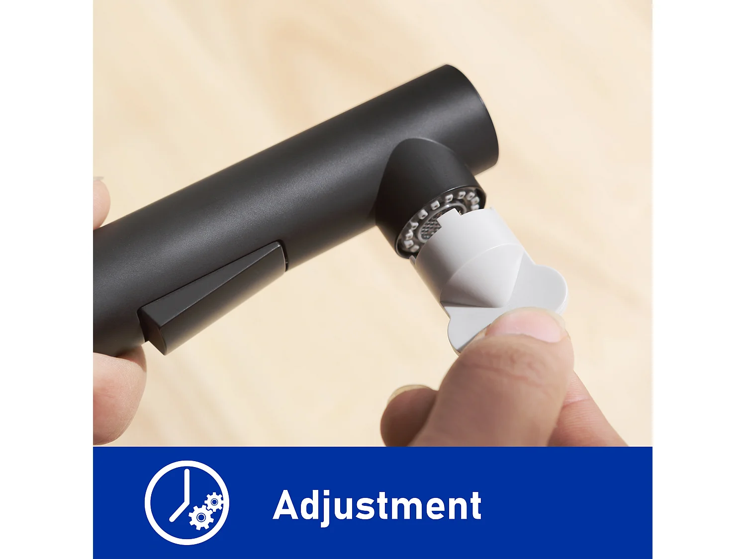 Cecipa max Robinets de cuisine avec douchette extractible, levier unique rotatif à 360, Mitigeur d'évier de cuisine, 2 modes de pulvérisat,EU Modèle