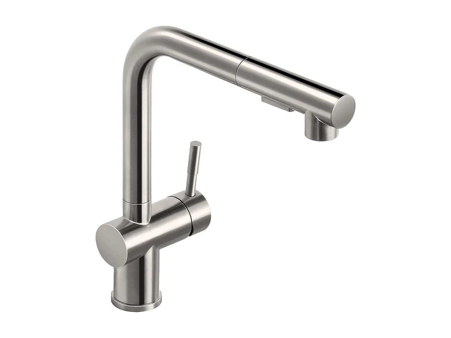 2PCS Mitigeur Cuisine avec Douchette Robinet Douchette d'évier Extractible Deux Jets Bec Haut Pivotant 360° avec Barboteur Démotable,EU Modèle