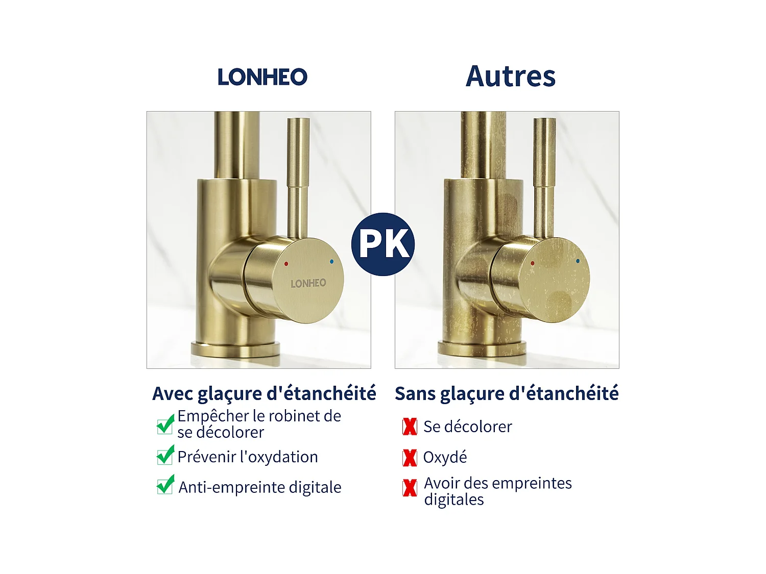 Küchenmischbatterie, 360° drehbarer flexibler Spültischhahn, Küchenmischbatterie aus Edelstahl mit abnehmbarem Luftsprudler, 7-Form, Gold