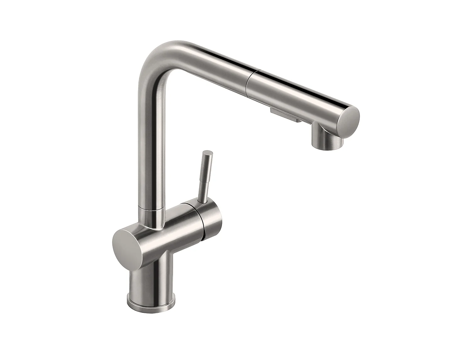 Mitigeur Cuisine avec Douchette Extractible Robinet d'évier à Deux Jets Robinetterie Cuisine en Acier Brossé Pivotant 360°,Barboteur Démotable
