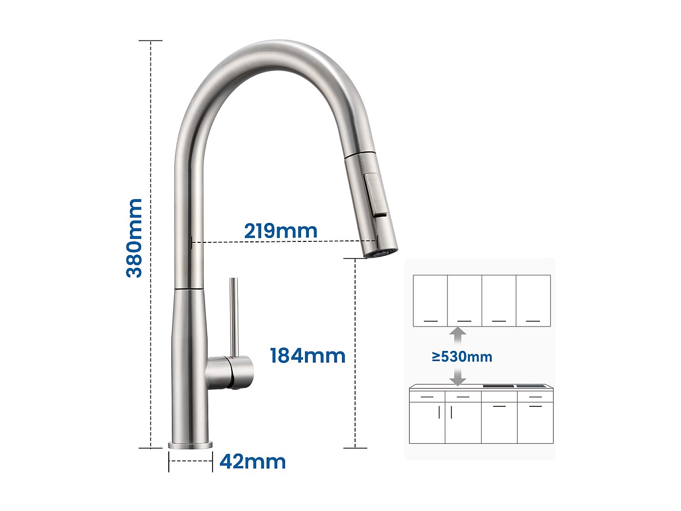 Robinet Cuisine Douchette,MitigeurCuisine avec Douchette, Robinetterie