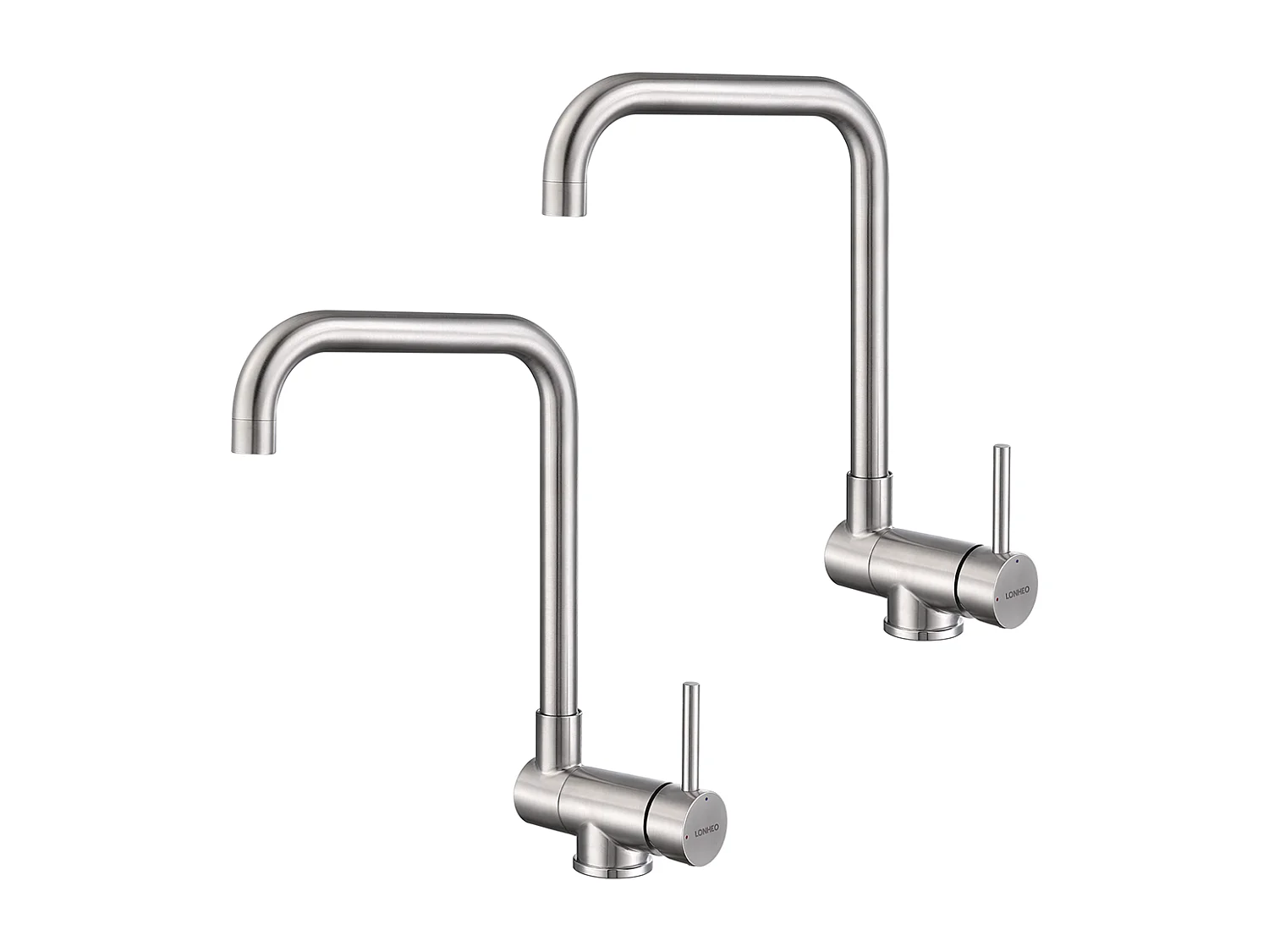 2 stuks 360° draaibare opklapbare keukenmengkraan, RKeukenkraan met opklapbare handgreep tegen raam, wastafelmengkraan 304 roestvrij staal