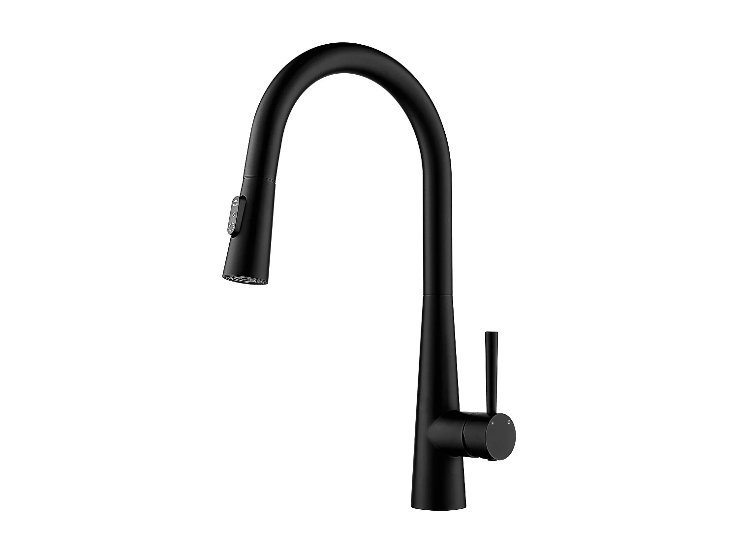 2PCS Cecipa MAX Mitigeur de Cuisine avec Douchette Extractible - Robinet d'Évier avec 3 Modes de Sortie D'eau - Mitigeur Cuisine en Inox - Noir